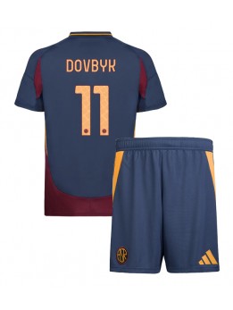 AS Roma Artem Dovbyk #11 Dječji Rezervni Dres kompleti 2024-25 Kratak Rukavima (+ kratke hlače)